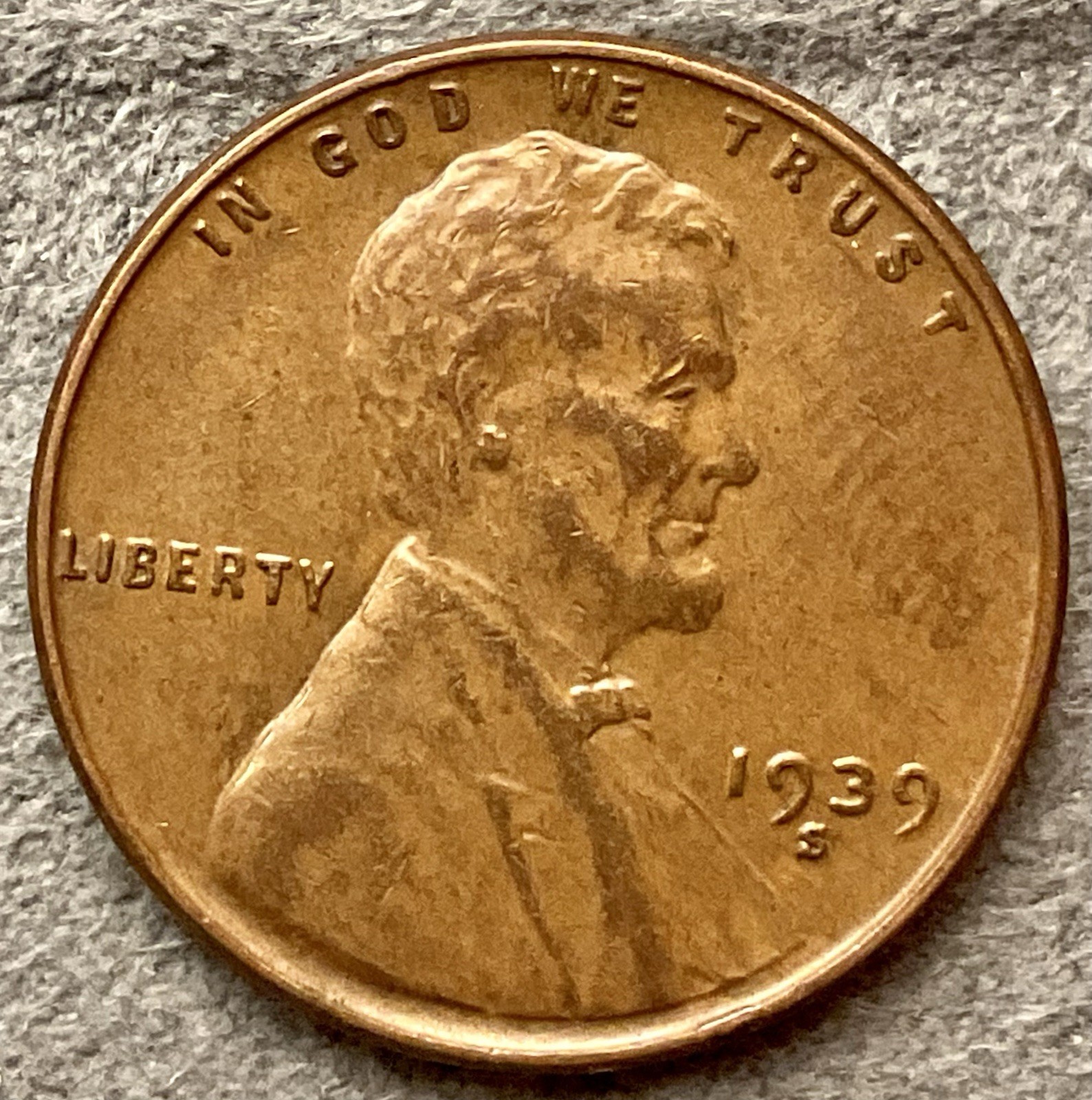 1939-S   Lincoln Wheat Cent - [XF EF] Extremely Fine - High Grade ~ B999