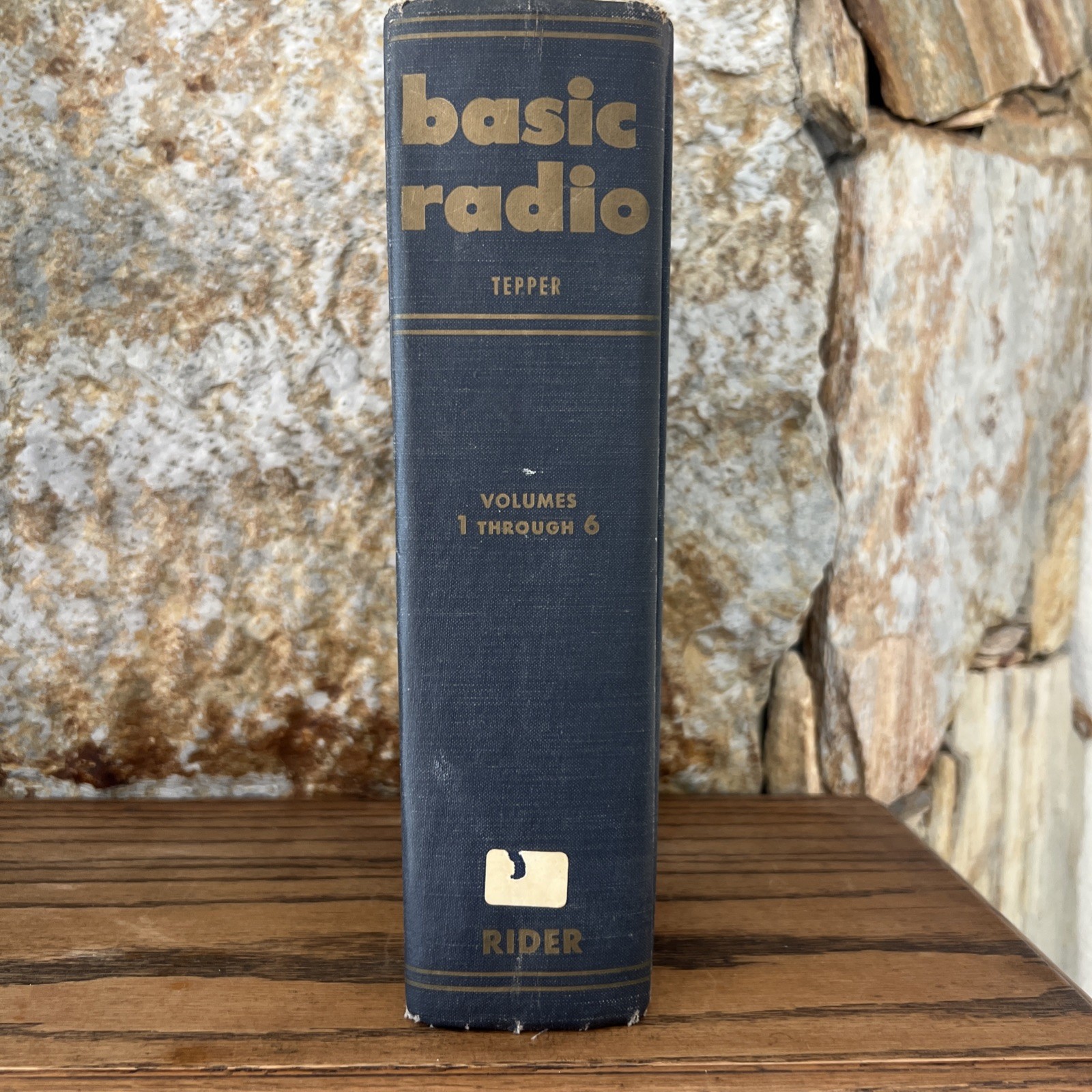Rare Vintage H/C 1961 Basic Radio Vol. 1-6 by M Tepper Publisher (Rider) Defect Rare Vintage H/C 1961 Basic Radio Vol. 1-6 by M Tepper Publisher (Rider) Defect