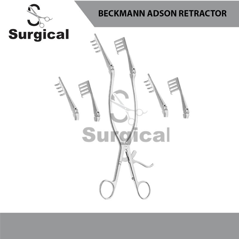 Self Retaining Beckmann Adson Articulated 31.5cm 4 x 4 Retractor