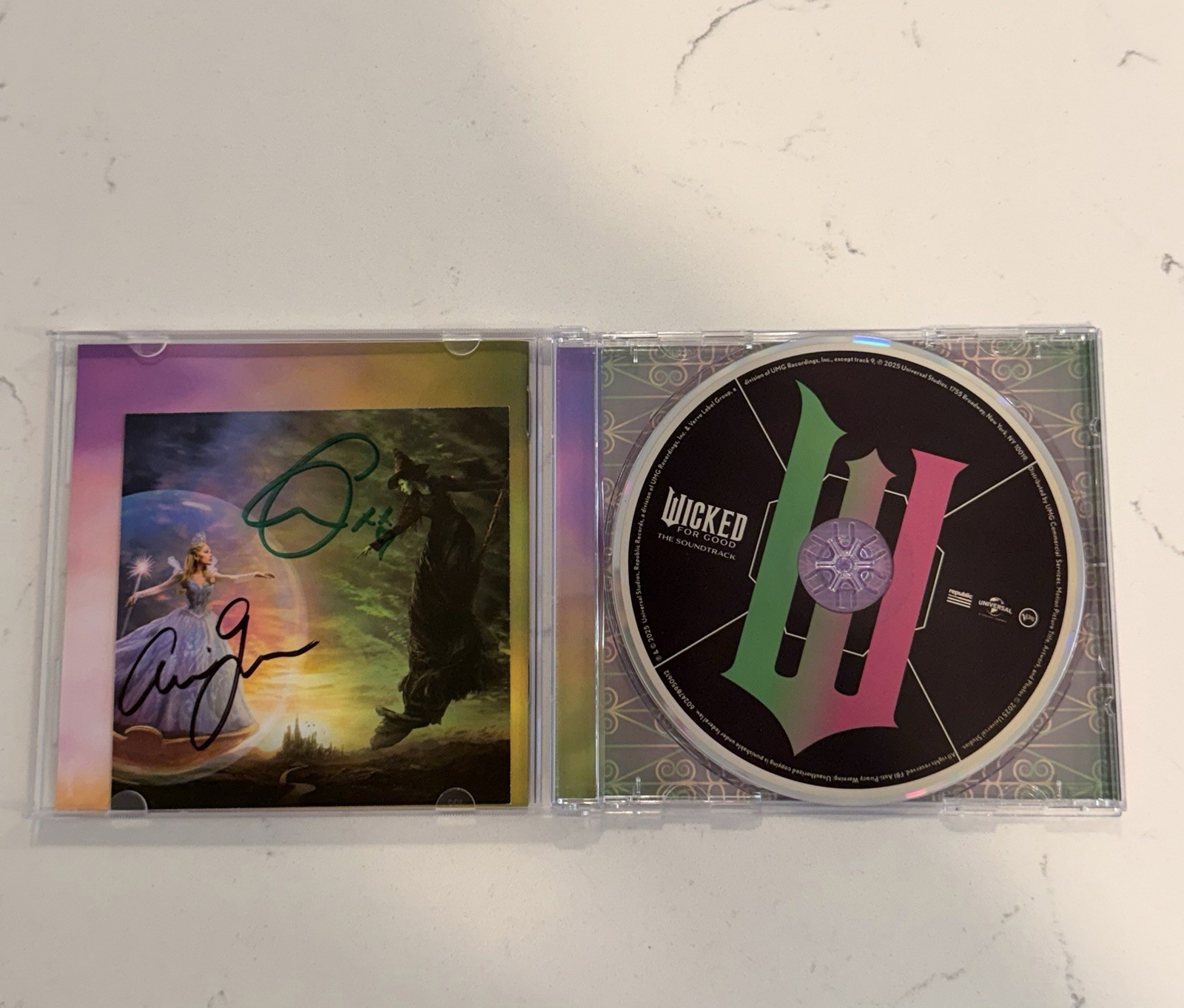 Signed Wicked: For Good (The Soundtrack) Original CD & Booklet Autograph Signed Wicked: For Good (The Soundtrack) Original CD & Booklet Autograph