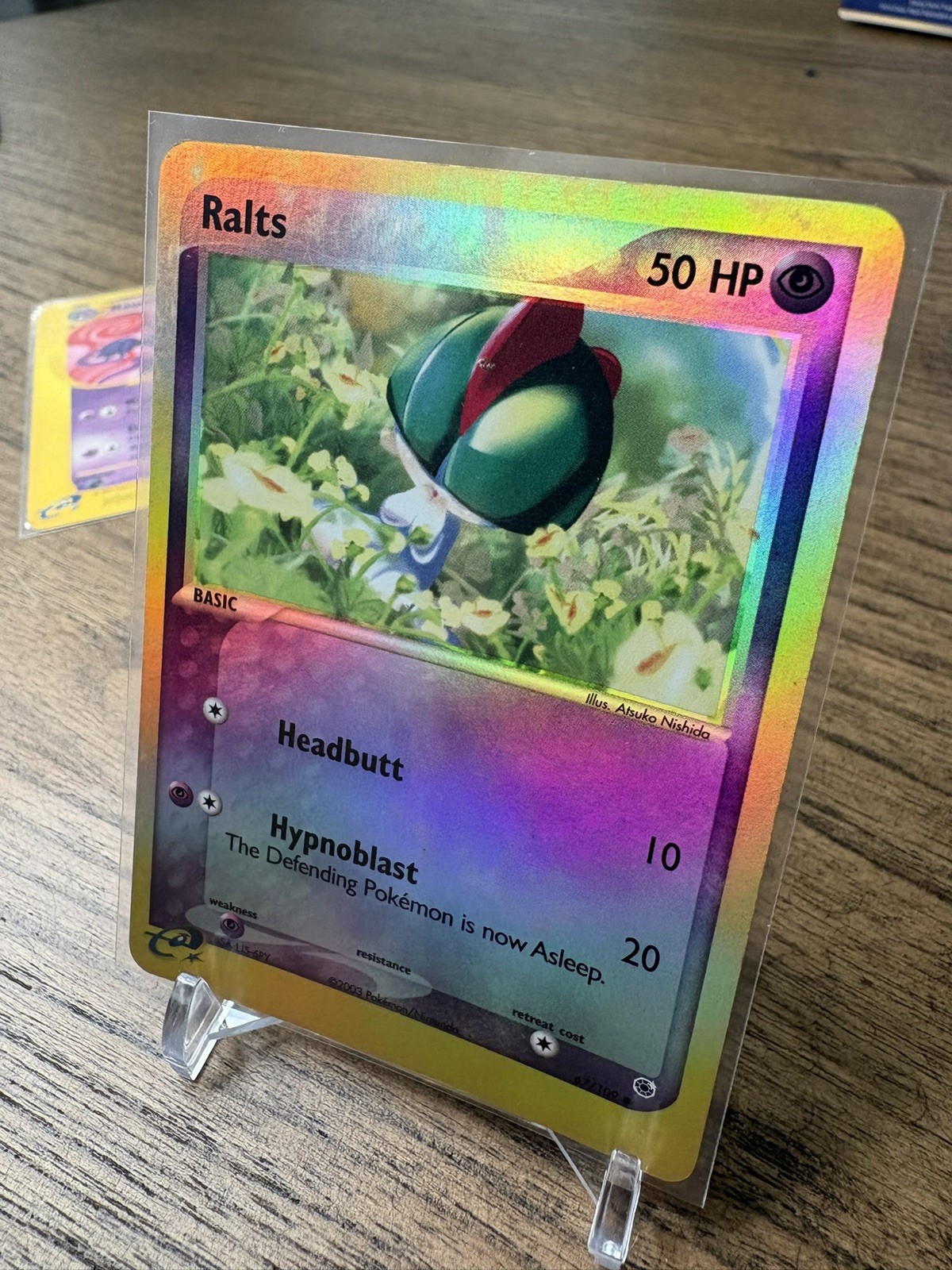 Ralts 67/109 Reverse Holo EX Ruby & Sapphire E-reader Excellent Pokémon TCG