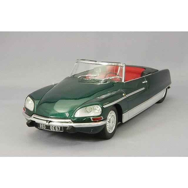 METAL-18 Citroen DS21 Chapron Palm Beach Cabriolet 1968 Green Lights 1/18