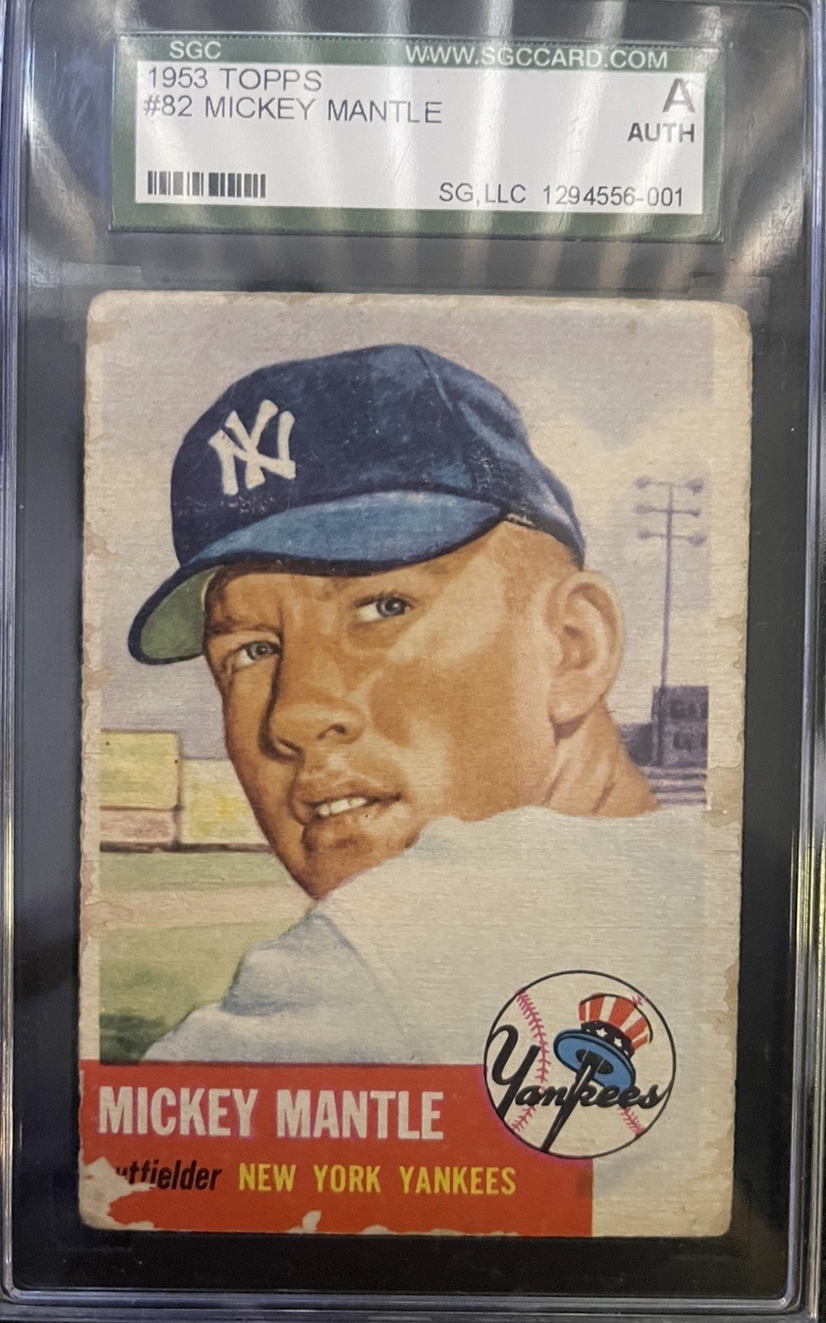 1953 Topps - Mickey Mantle #82 1953 Topps - Mickey Mantle #82