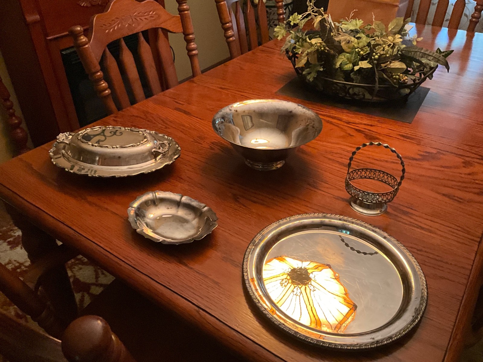 Vintage Silver Plated Serving Dishes GREAT for the Holidays