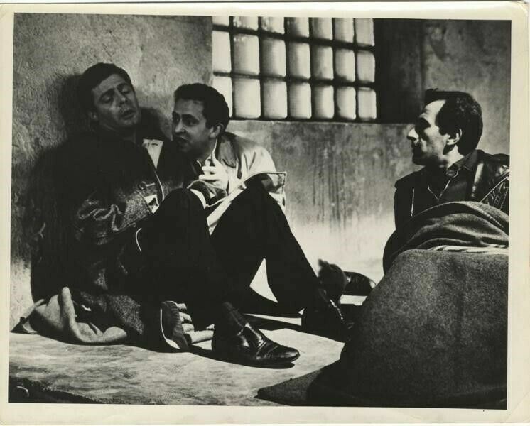 L\'Assassino Marcello Mastroianni Paolo Panelli Original 8x10 Photo with Snipe