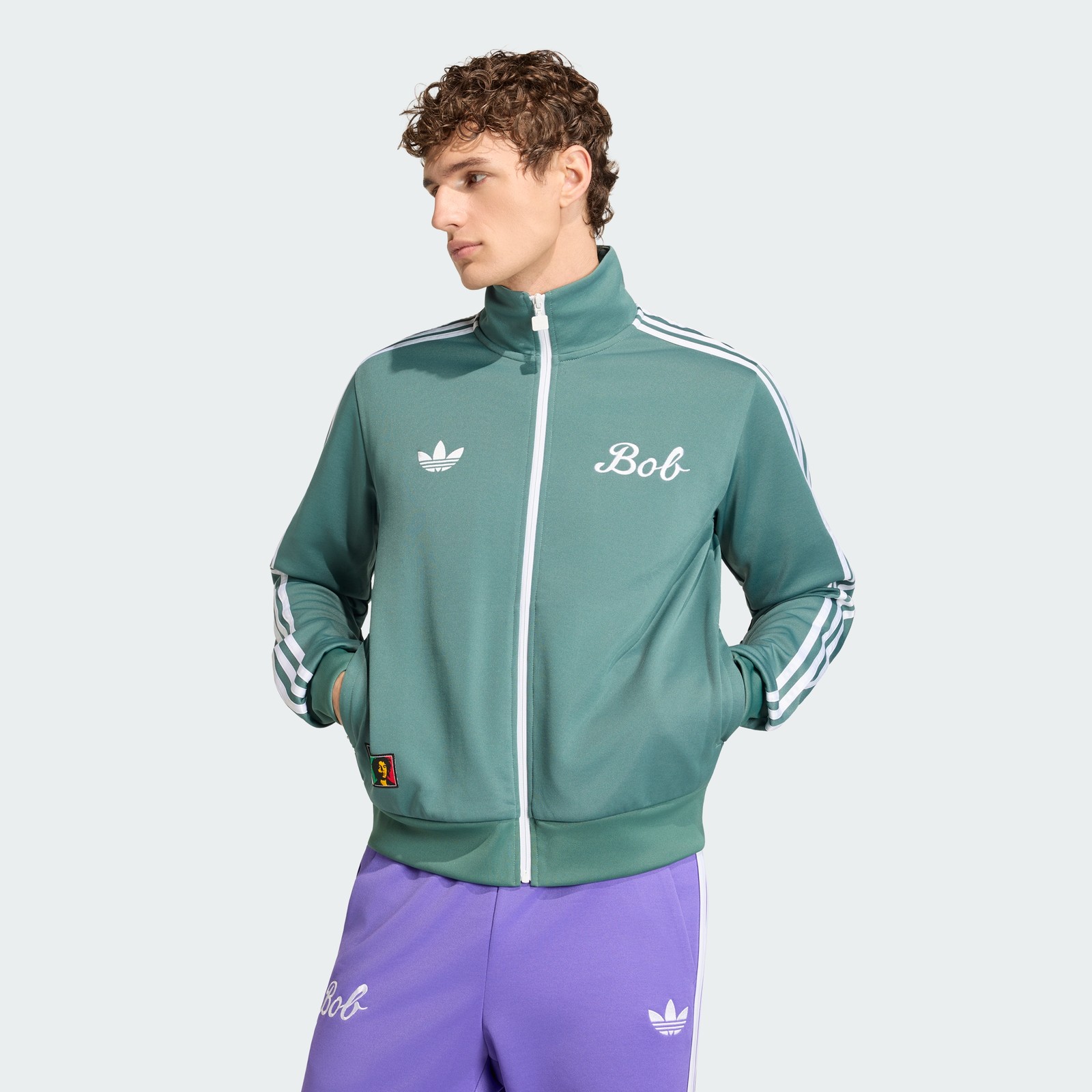 adidas men Bob Marley Originals Track Top