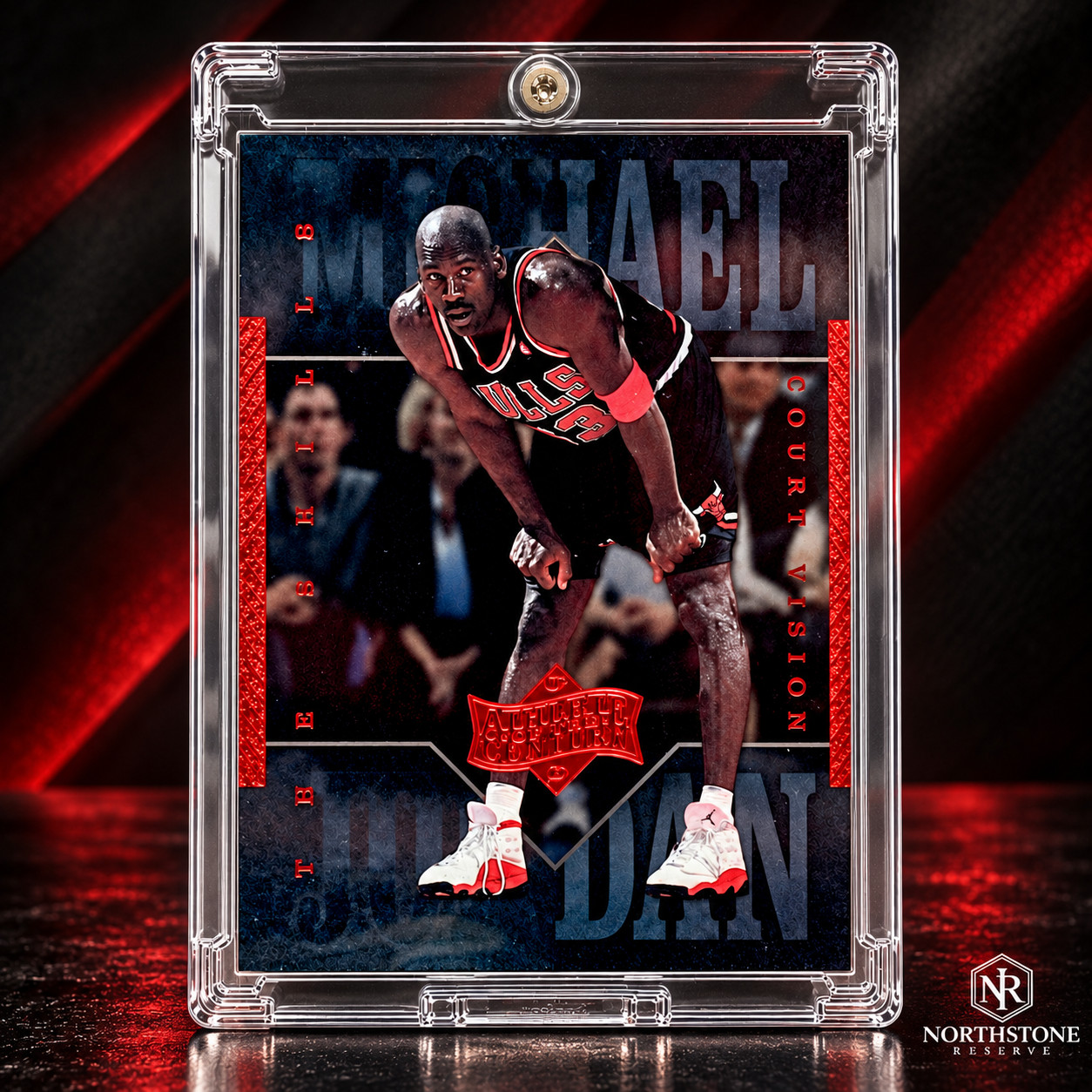 Michael Jordan Card RARE AUTHENTIC 90’s INSERT BLUE HOLO FOIL BULLS JERSEY #23