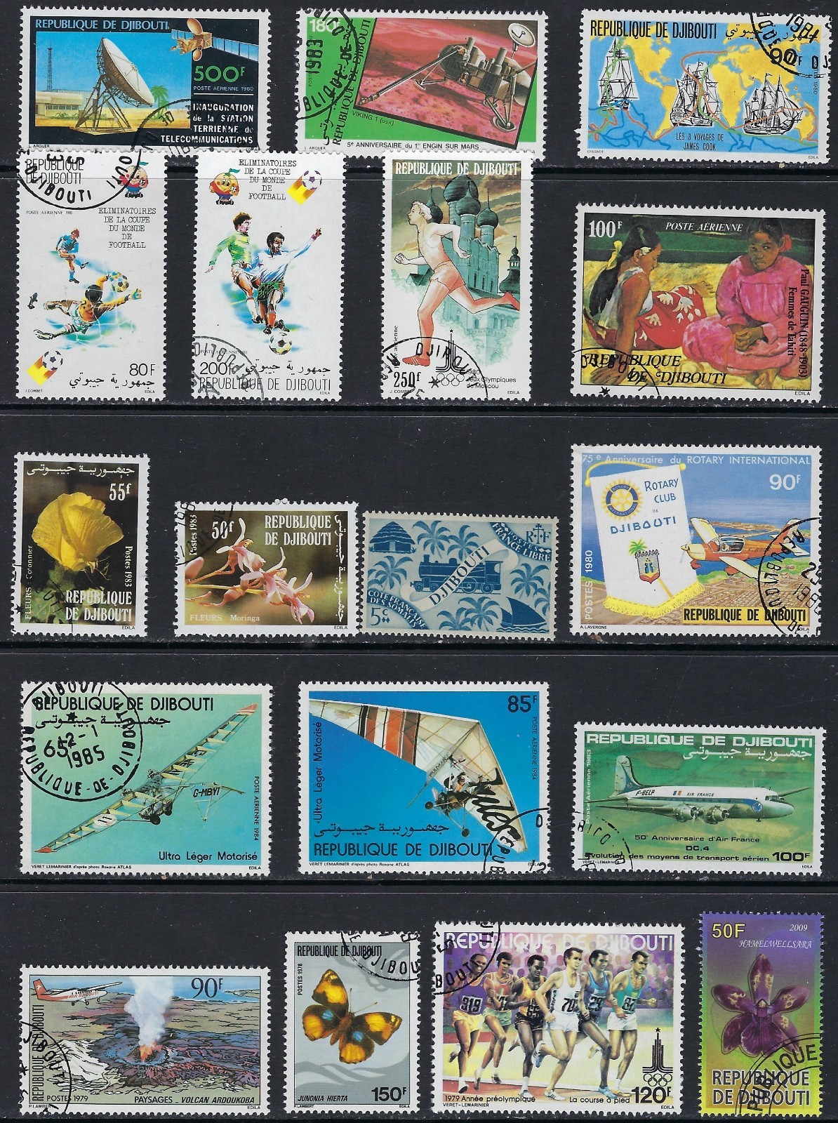Djibouti - Nice Collection of Stamps ..................34P.............Y-916 Djibouti - Nice Collection of Stamps ..................34P.............Y-916