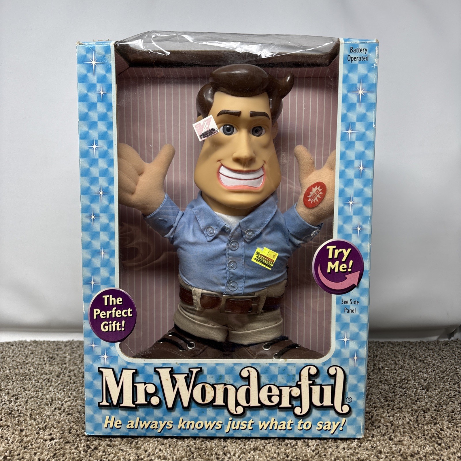 Mr. Wonderful Talking Doll 16 Phrase Interactive Perfect Husband 12\