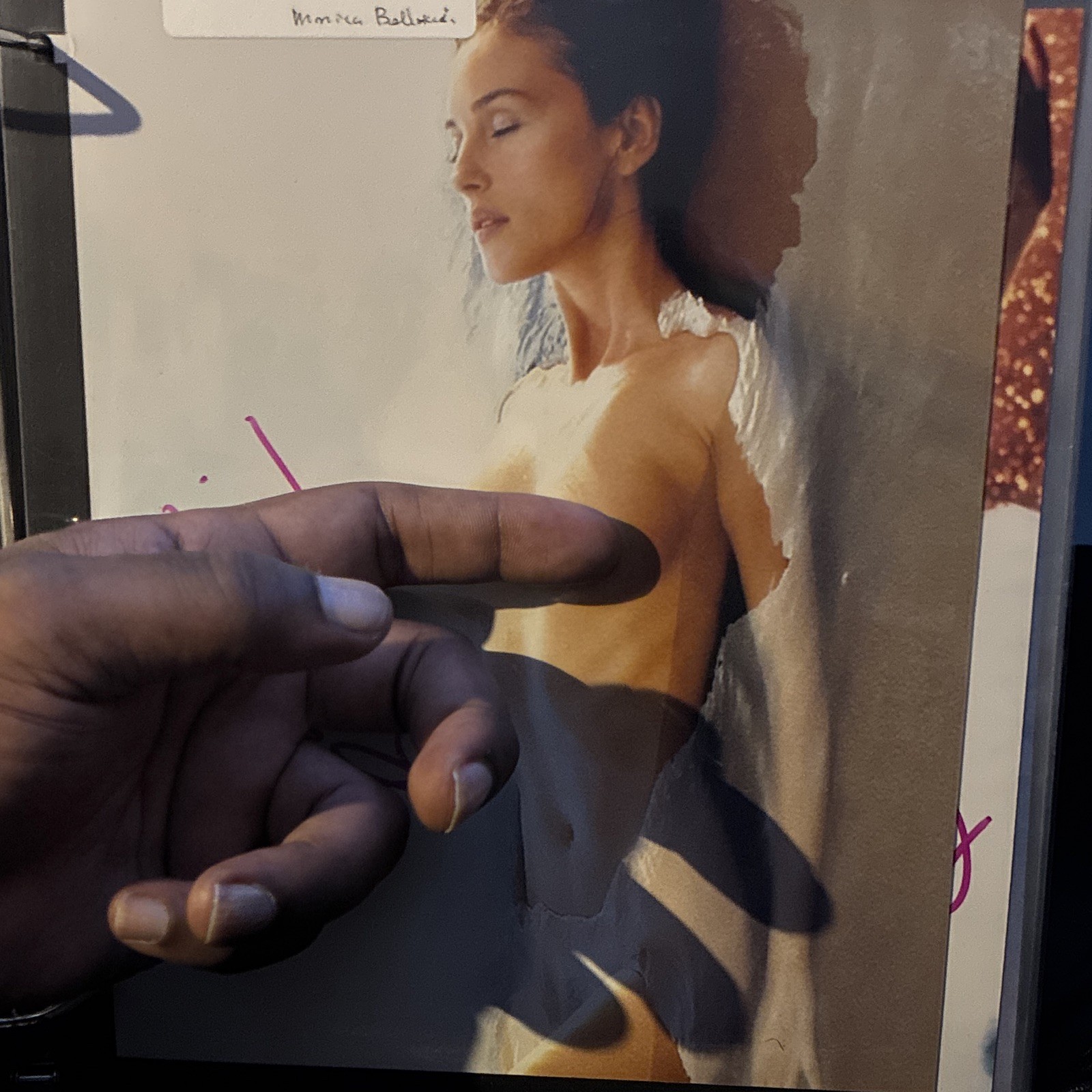 Monica Bellucci Signed Collateral 8x10 Photograph Autograph Beckett COA Monica Bellucci Signed Collateral 8x10 Photograph Autograph Beckett COA