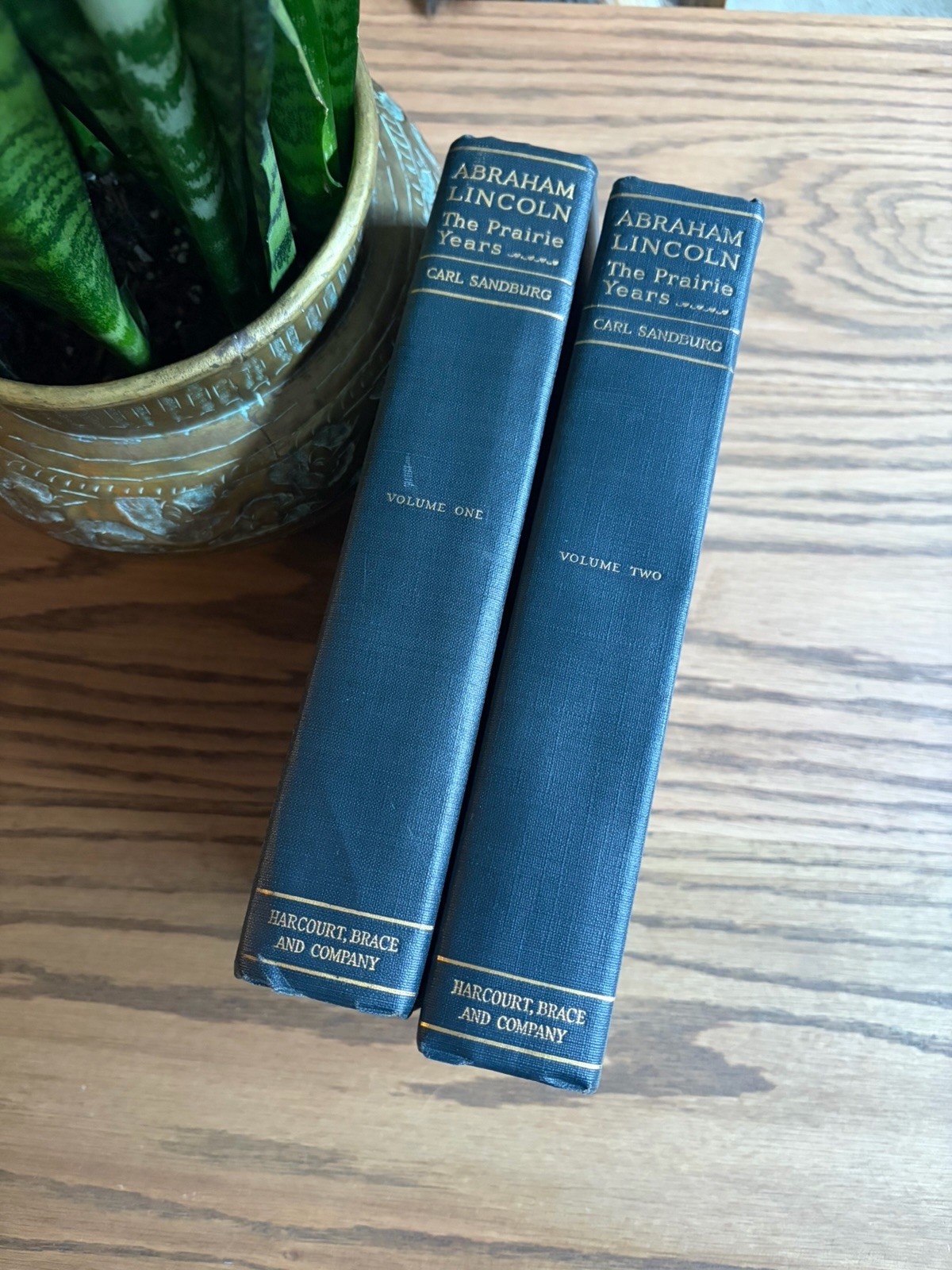 Antique 1926 Abraham Lincoln: The Prairie Years by Carl Sandburg 2 Volumes HC Antique 1926 Abraham Lincoln: The Prairie Years by Carl Sandburg 2 Volumes HC