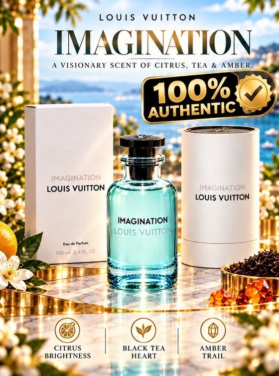 100% Authentic-Louis Vuitton Imagination Edp Spray, Regular Size 3.4 