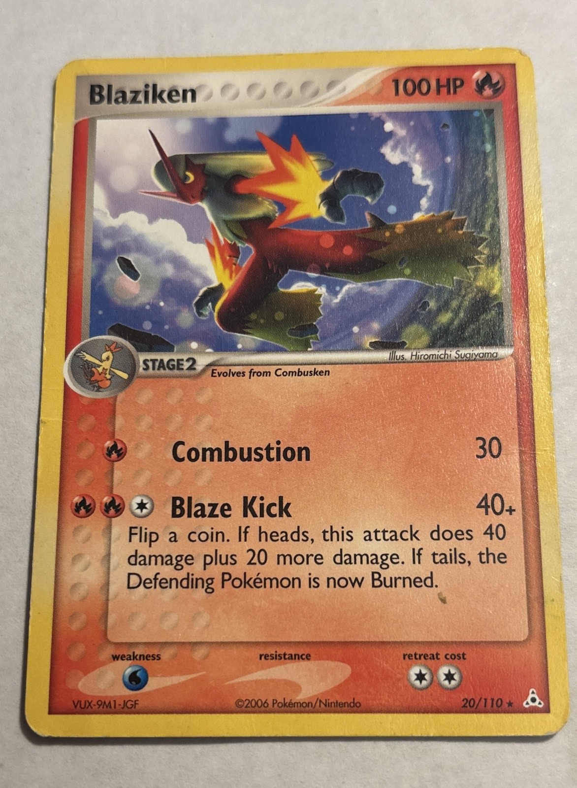 Blaziken 20/110 EX Holon Phantoms Regular