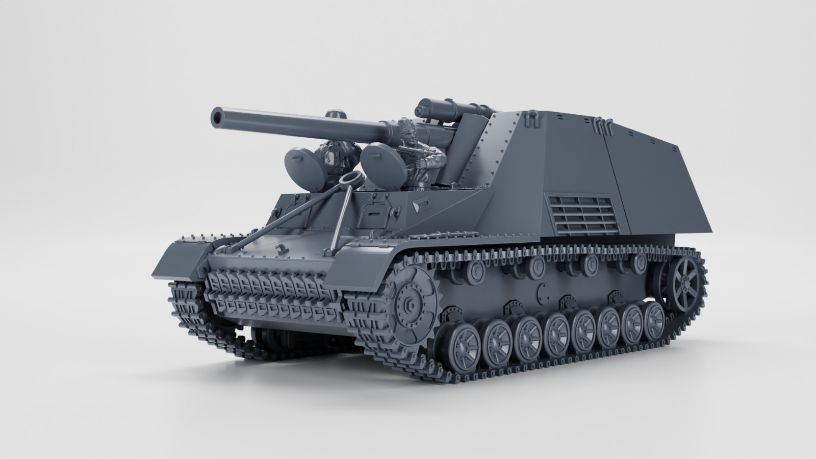 German_Tanks and Vehicles_Wargame3D_28MM 1/56_Unpainted_WWII