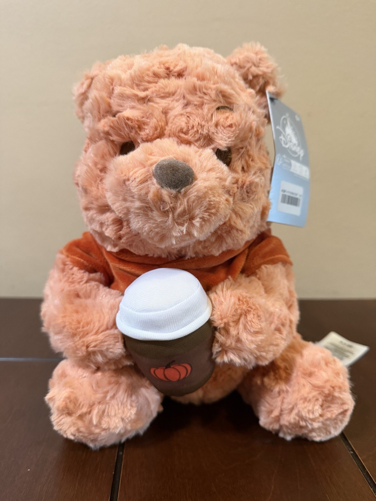 Disney Winnie the Pooh Fall Vibes Plush 10'' Pumpkin Spice Latte NEW 2026 Disney Winnie the Pooh Fall Vibes Plush 10'' Pumpkin Spice Latte NEW 2026