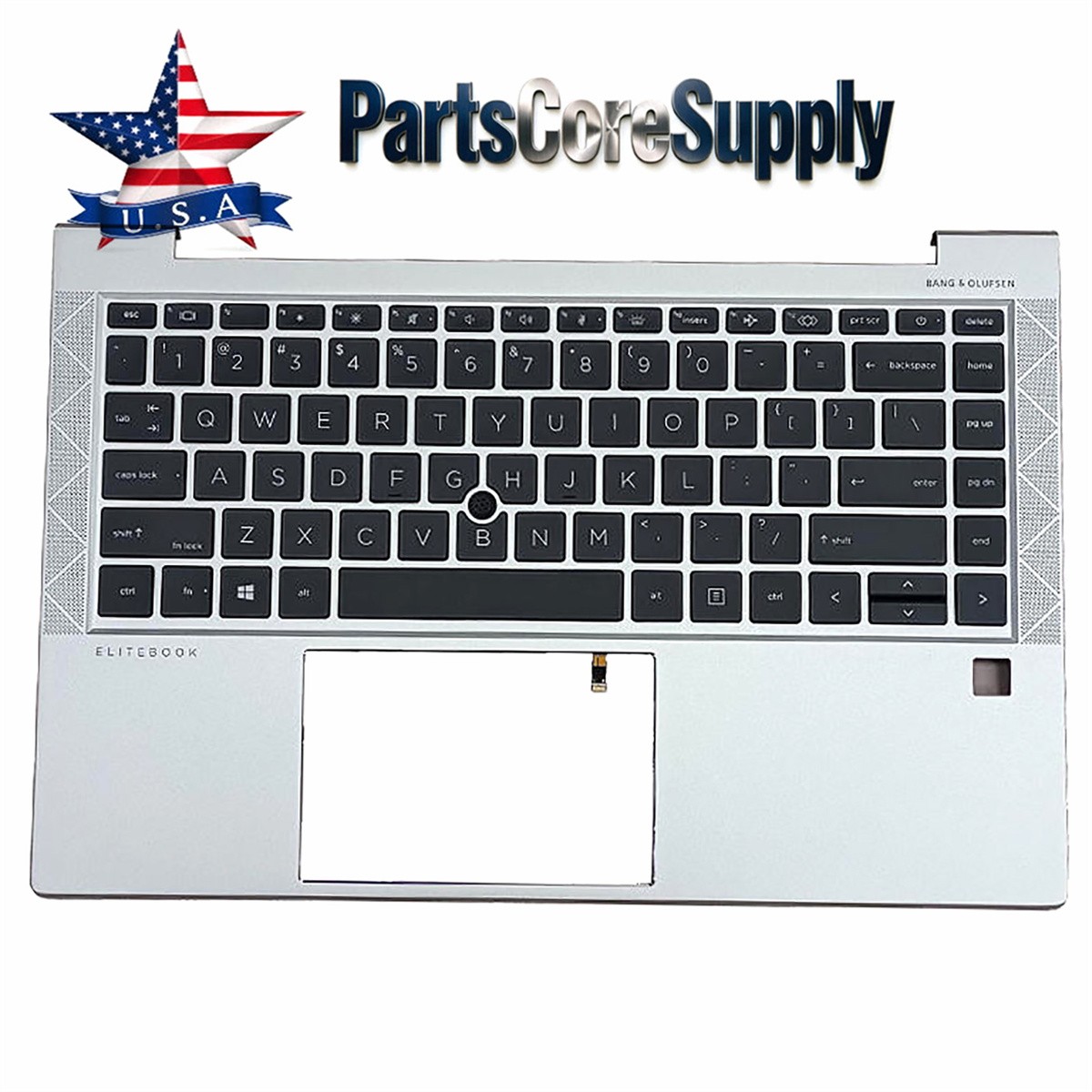 M07090-001 HP EliteBook 840 G7 G8 745 G7 745 G8 Palmrest W/Backlit Keyboard USK