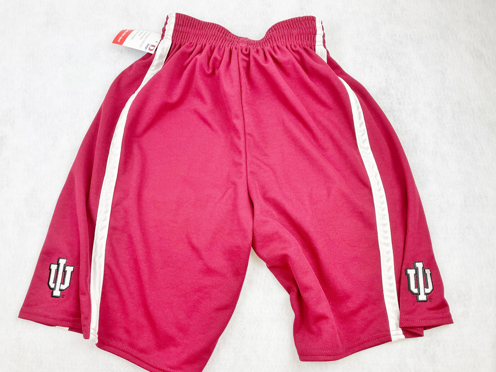 VINTAGE INDIANA UNIVERSITY BASK3ETBALL SHORTS- SIZE M - DODGER - MADE IN USA NOS