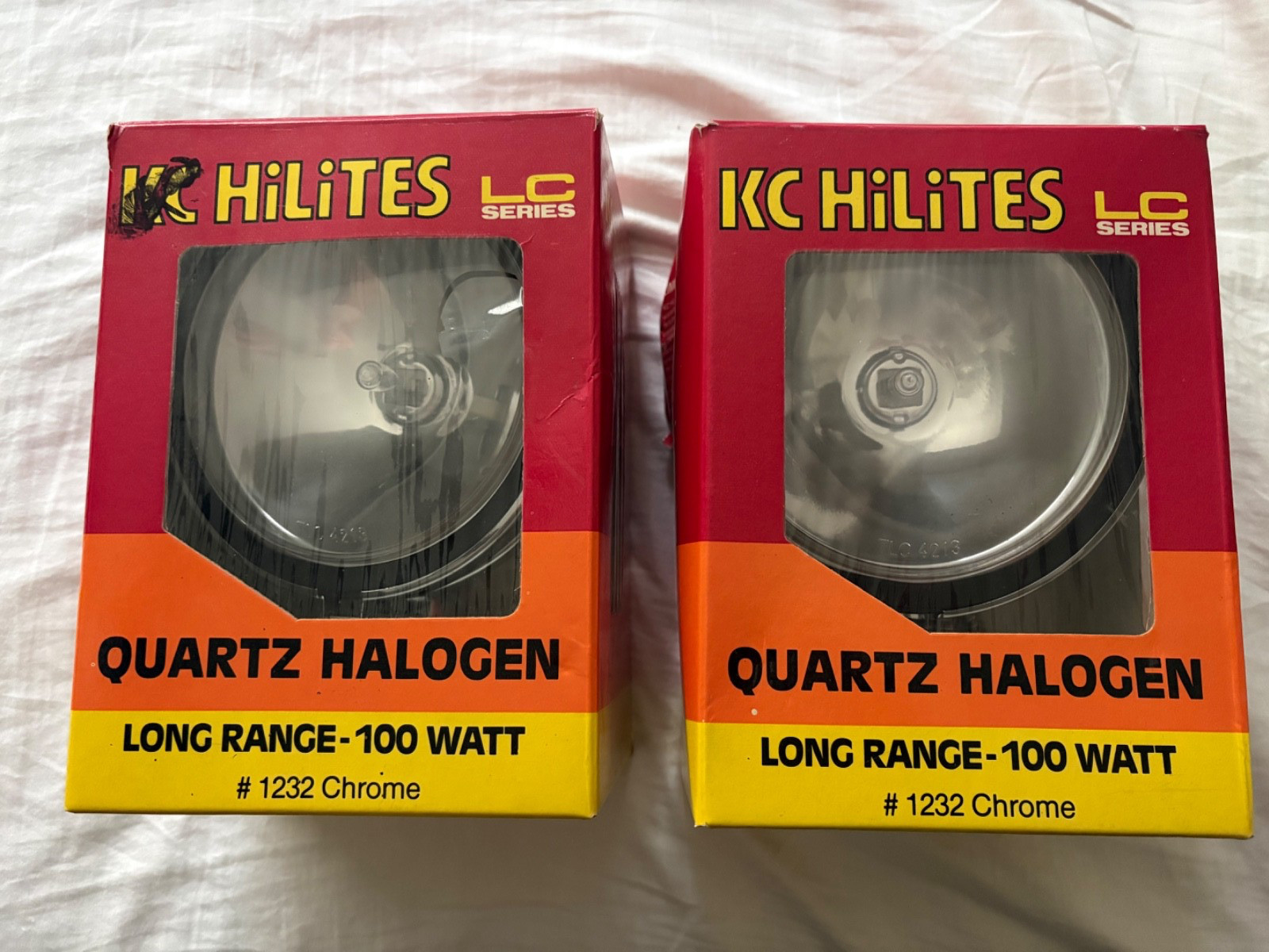 NOS 2 VTG KC HiLites 1232 Chrome Daylighter 6 NOS 2 VTG KC HiLites 1232 Chrome Daylighter 6