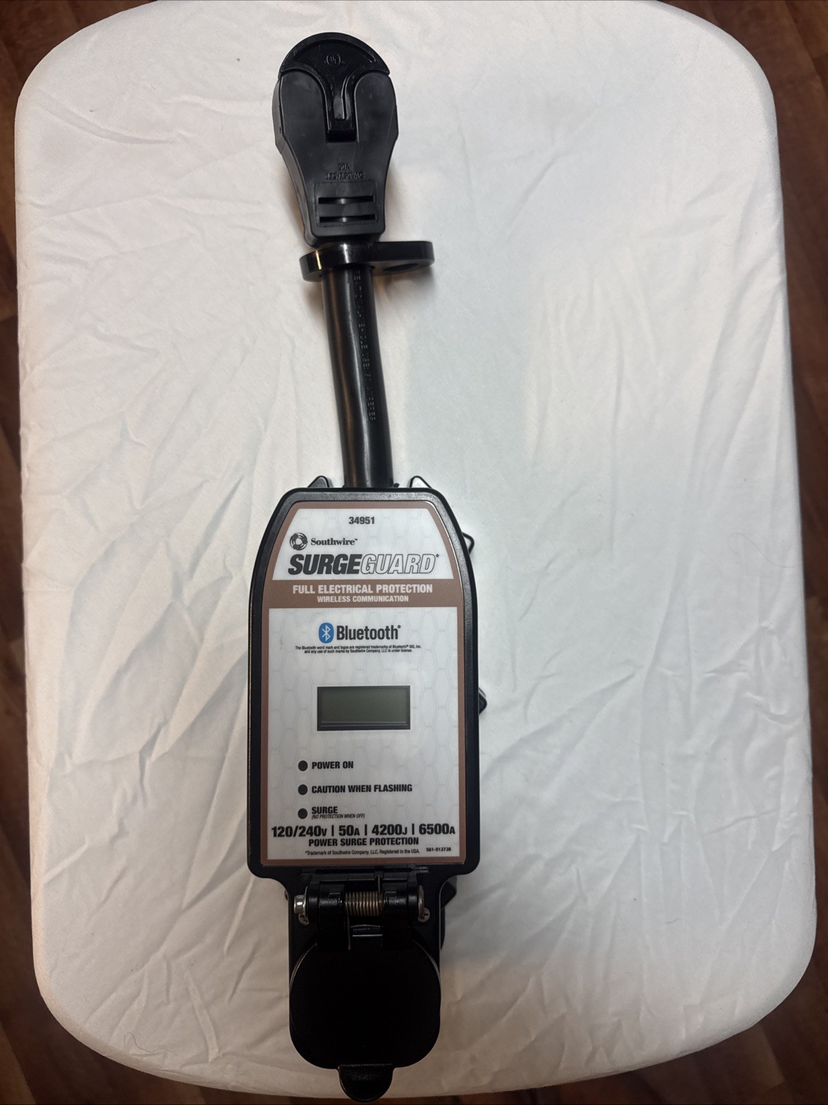 Southwire 34951 Surge Guard 50A - Surge Protector LIGHTLY USED BLUETOOTH Southwire 34951 Surge Guard 50A - Surge Protector LIGHTLY USED BLUETOOTH