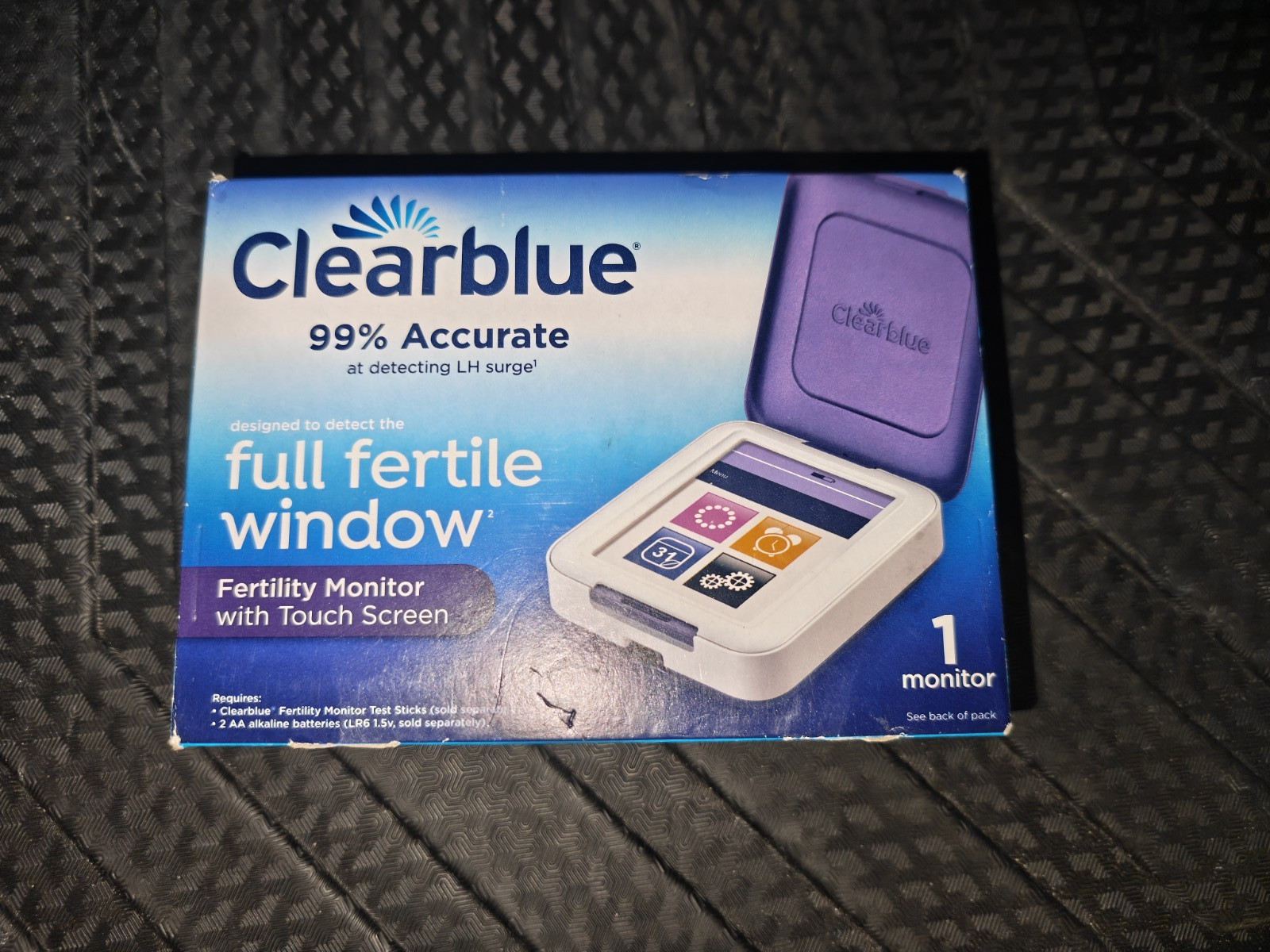 Clearblue Fertility Monitor Touch Screen 1 Count pregnancy test results