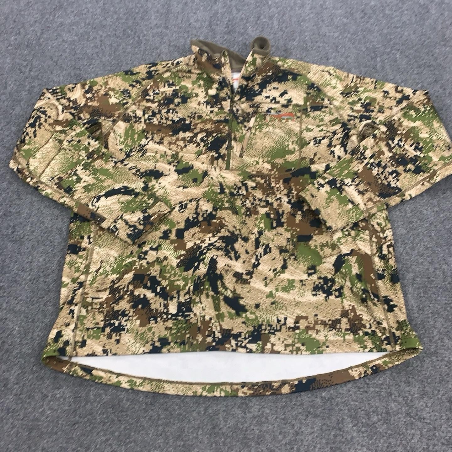 Sitka Traverse Zip T Pullover Mens 3XL Subalpine Camo Optifade 1/4 Zip Hunting