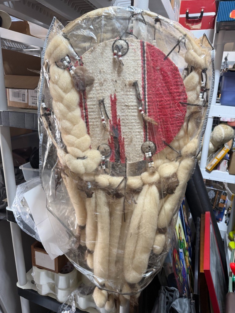 Vintage Native American Mandella Dreamcatcher 40 x 20 Vintage Native American Mandella Dreamcatcher 40 x 20