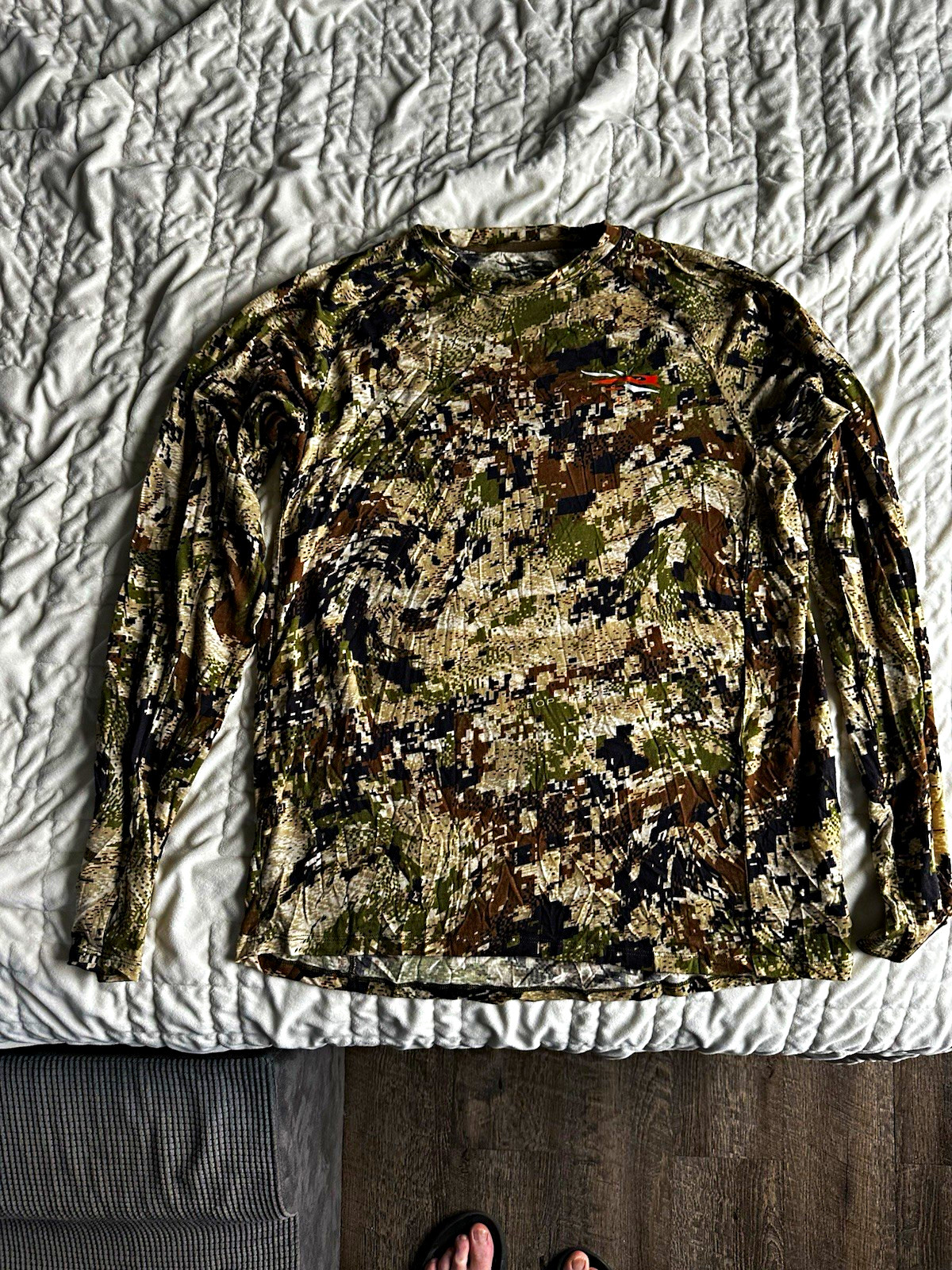 Sitka Gear Core Lightweight Crew Men\'s L Long Sleeve shirt  optifade subalpine