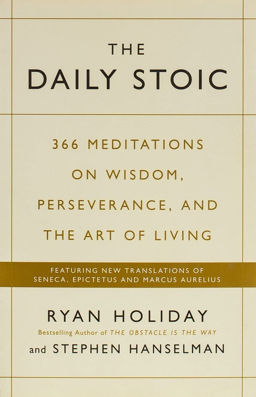 Perfect Book for Gift - The Daily Stoic 366 Meditations on Wisdom USA Stock
