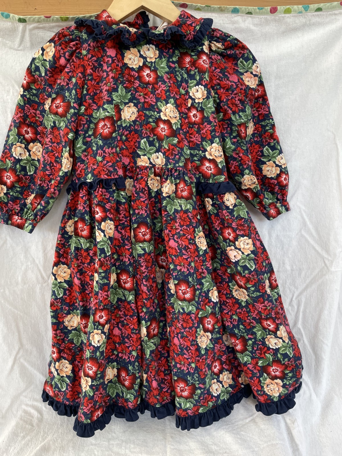 Gorgeous Mousefeathers Vintage Floral Dress 5T-excellent condition