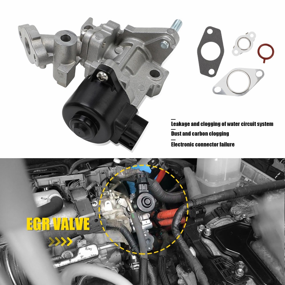 GENUINE OEM For TOYOTA 10-15 PRIUS, 12-17 PRIUS V, EGR VALVE KIT 04004-58137 H