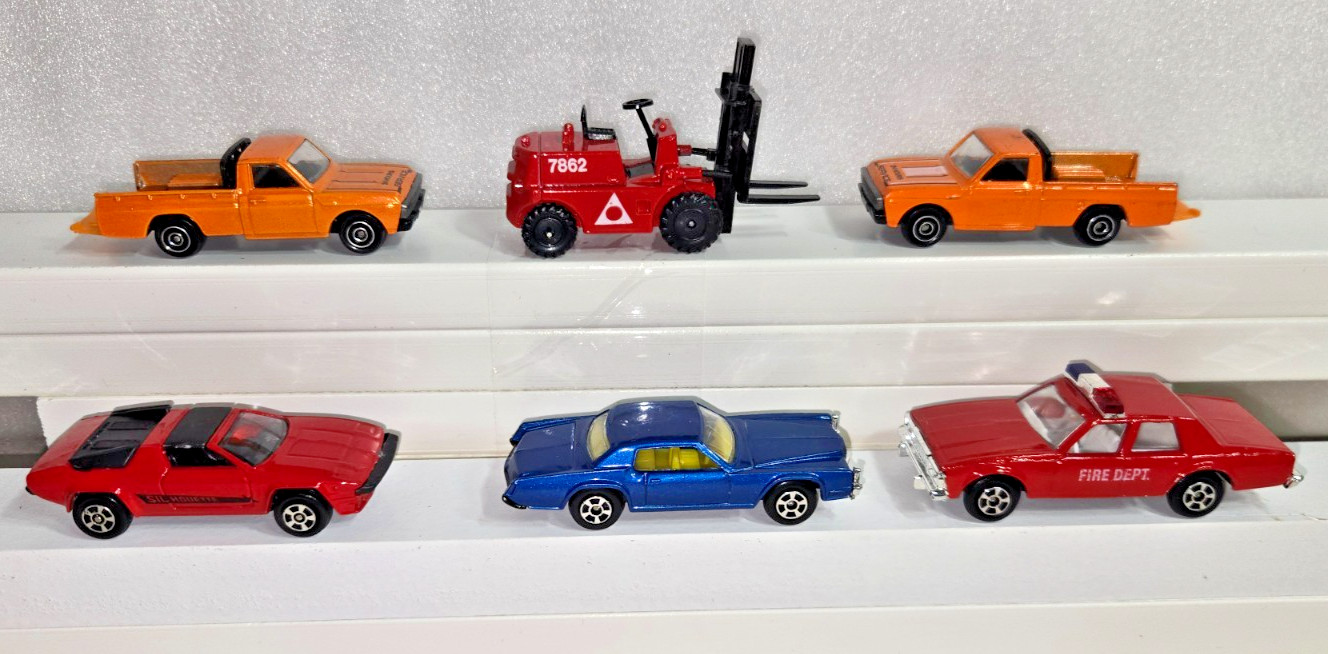 (6) Vintage 1970\'s Playart Die-Cast Cars (C052)
