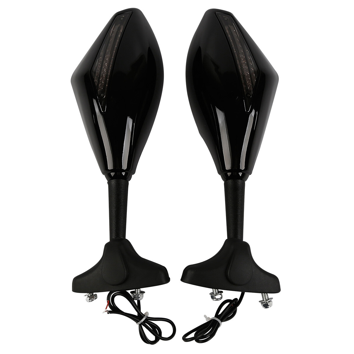 RearView Mirrors LED Turn Signals Fit For SUZUKI GSXR600 GSXR750 2001-05 09-2012
