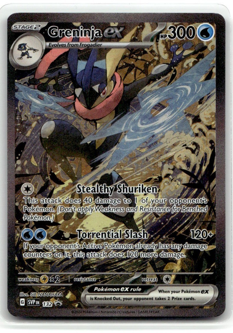 Greninja ex [SVP - 132] Near Mint
