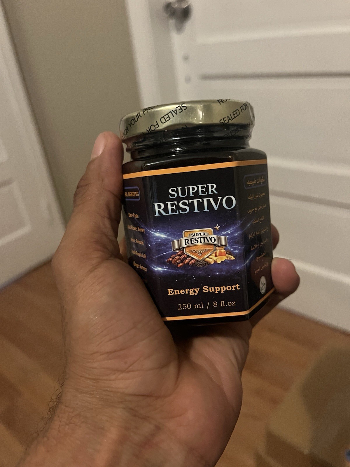 Super Restivo Energy Support Honey 100% Natural 250ml (8 fl oz) Jar Super Restivo Energy Support Honey 100% Natural 250ml (8 fl oz) Jar