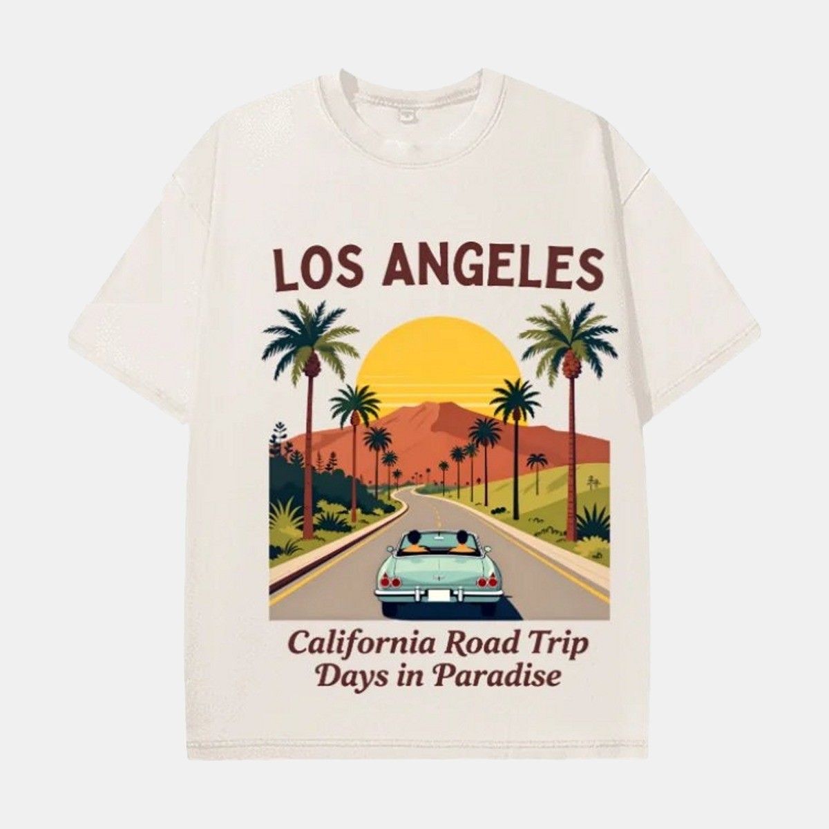 M Y2K Oversized Washed Los Angeles California Graphic Tee Vintage M Y2K Oversized Washed Los Angeles California Graphic Tee Vintage