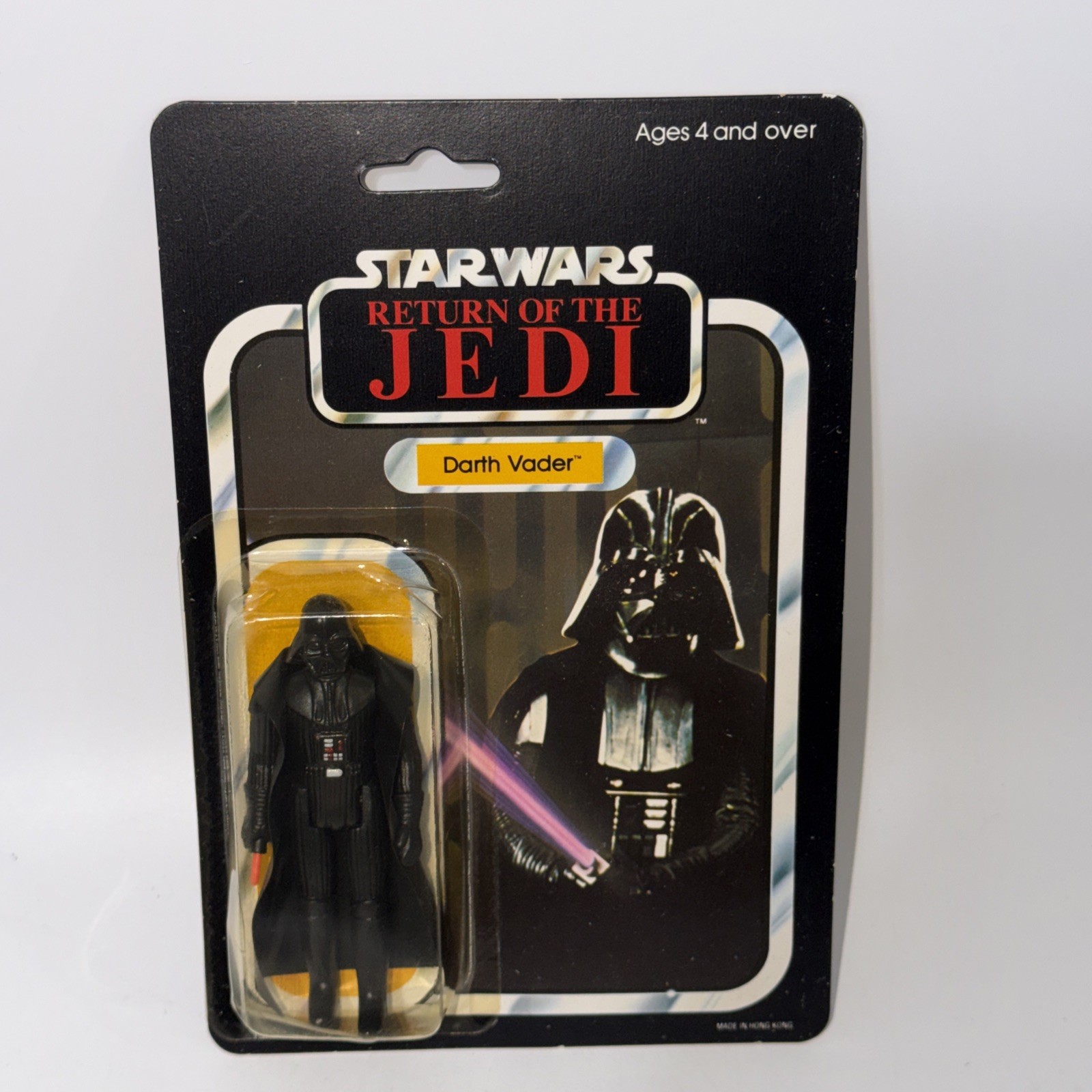 VINTAGE KENNER STAR WARS 1983 PALITOY ROTJ DARTH VADER MOC 65 BACK CLEAR BUBBLE