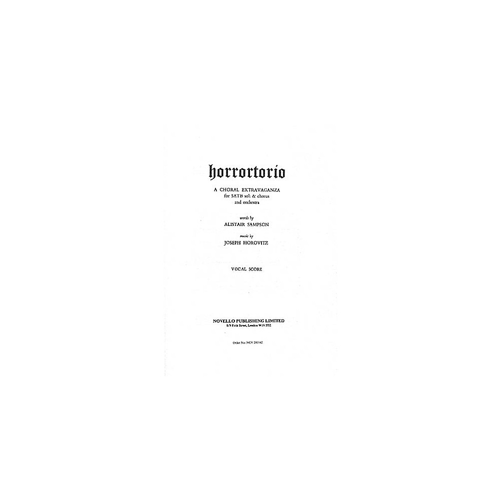 Novello Horrortorio SATB Composed by Joseph Horovitz