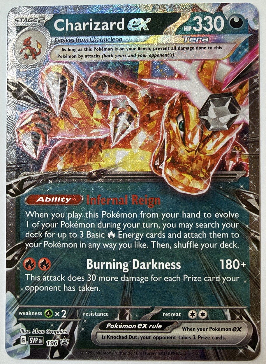 Charizard ex 196 Sv: Scarlet & Violet Promo Cards Holo