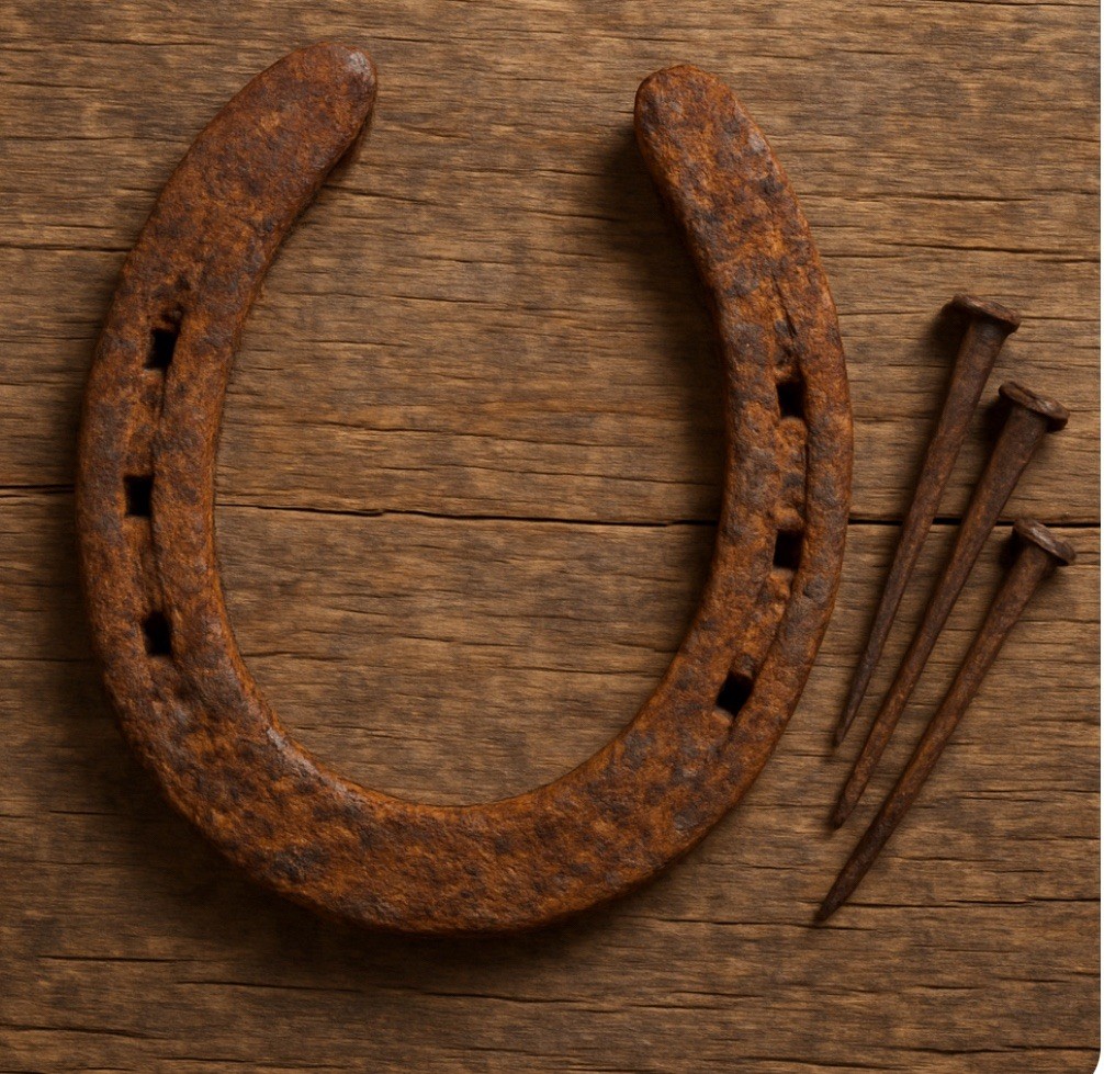 10 Real Full-Size Horseshoes for crafts or home décor from North Carolina 