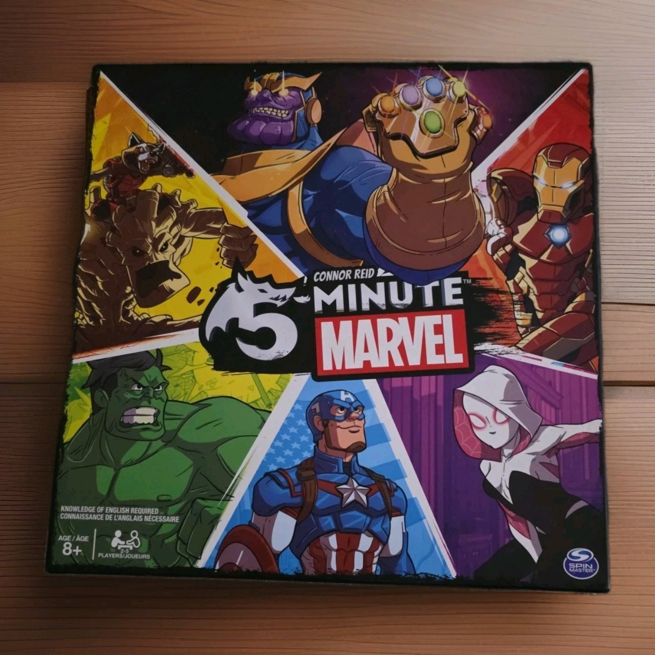 Pre-Owned Spinmaster 5-Minute Marvel Strategy Card Game Connor Reid COMPLETE Pre-Owned Spinmaster 5-Minute Marvel Strategy Card Game Connor Reid COMPLETE