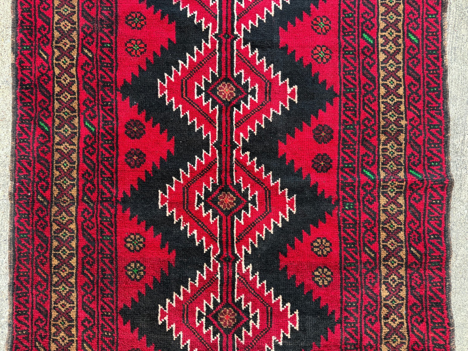 4x6 VINTAGE ORIENTAL RUG handwoven red handmade ANTIQUE heriz navy fine real 4x7 4x6 VINTAGE ORIENTAL RUG handwoven red handmade ANTIQUE heriz navy fine real 4x7
