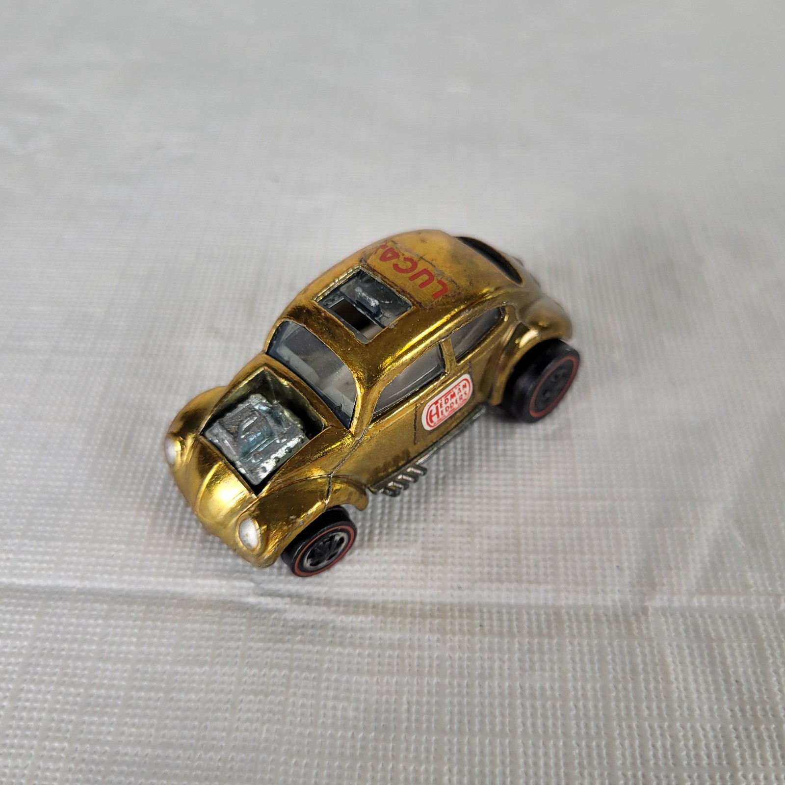 Vintage Mattel Hot Wheels Redline 1967 Volkswagen Custom Gold Hong Kong Vintage Mattel Hot Wheels Redline 1967 Volkswagen Custom Gold Hong Kong