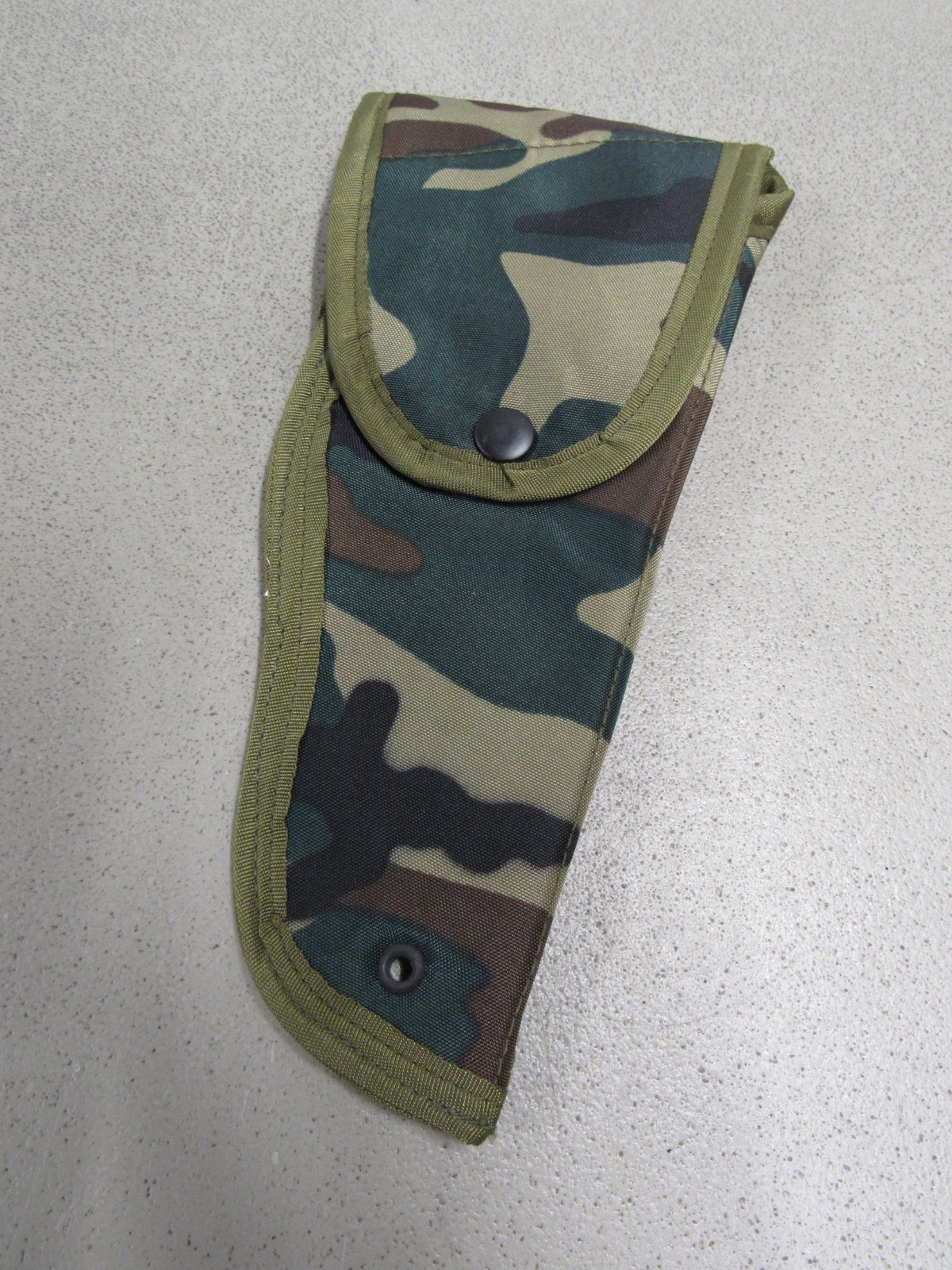 Woodland Camo M81 Nylon Pistol Holster w Alice Clips 1911 45 Vintage Korea NOS