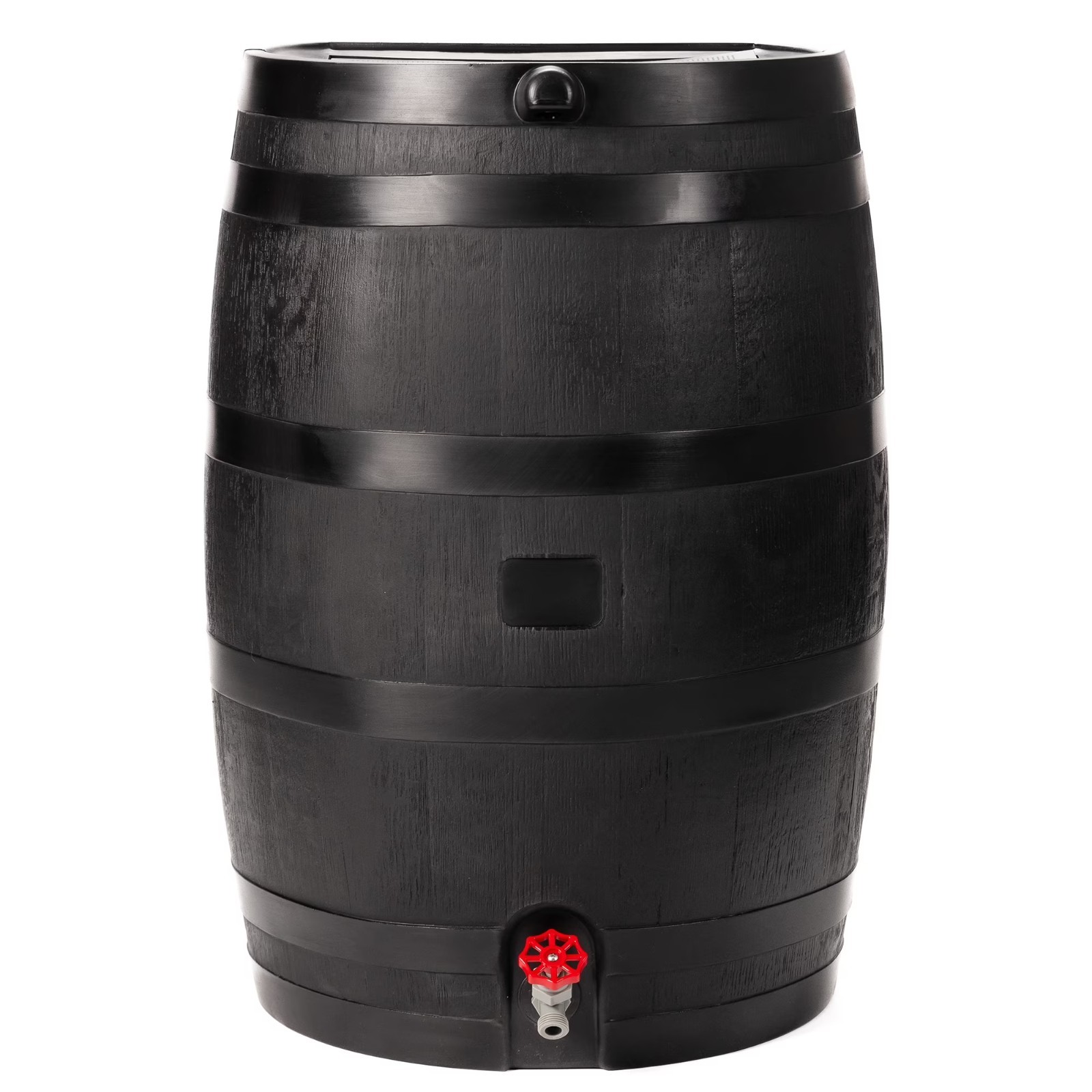 US Store RTS Home Accents Polyethylene 50 Gallon Flat Back Eco Rain Barrel US Store RTS Home Accents Polyethylene 50 Gallon Flat Back Eco Rain Barrel