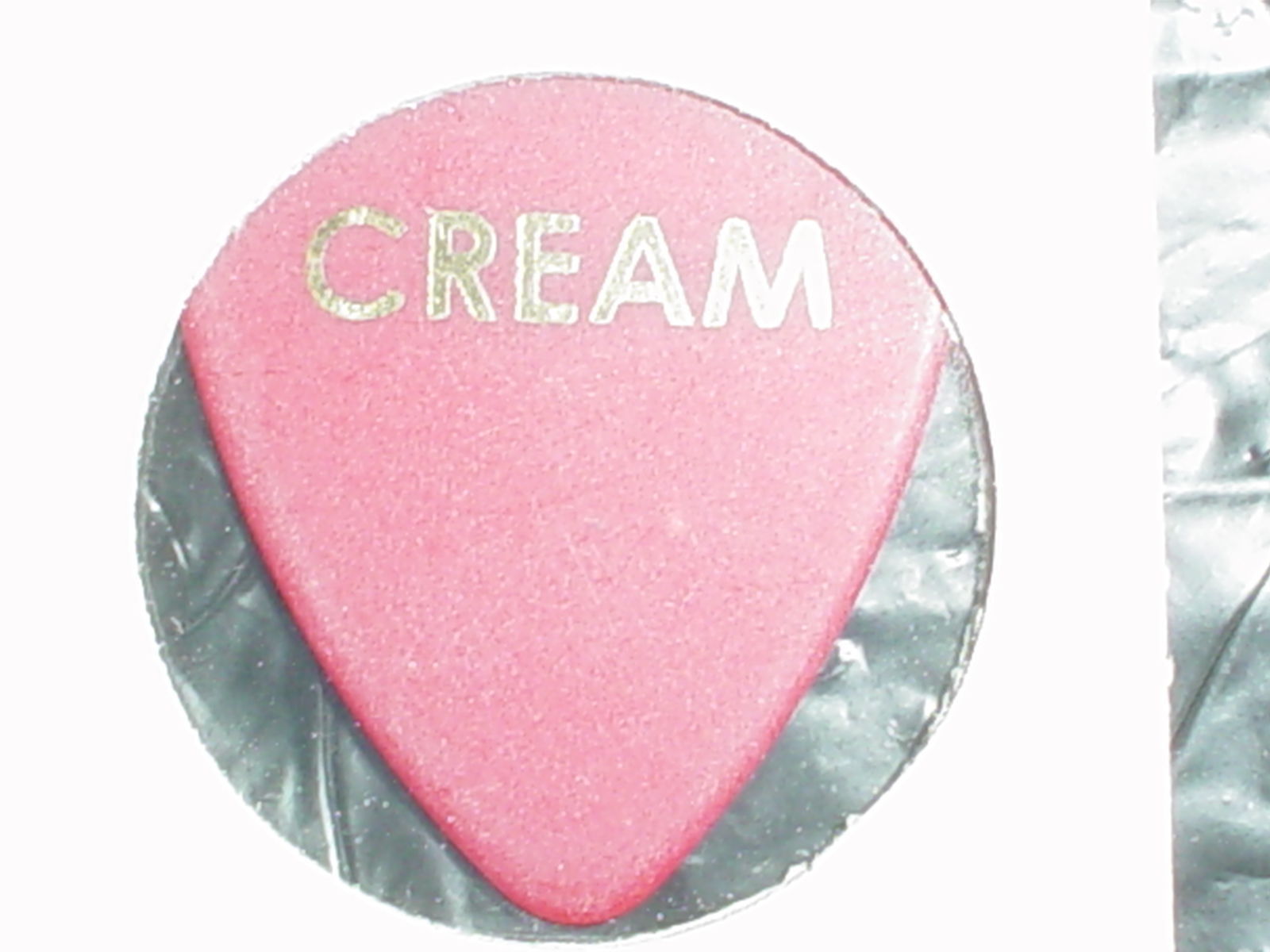 CREAM Classic Rock Band Eric Clapton Royal Albert Hall 2005 Gold Red GUITAR PICK CREAM Classic Rock Band Eric Clapton Royal Albert Hall 2005 Gold Red GUITAR PICK