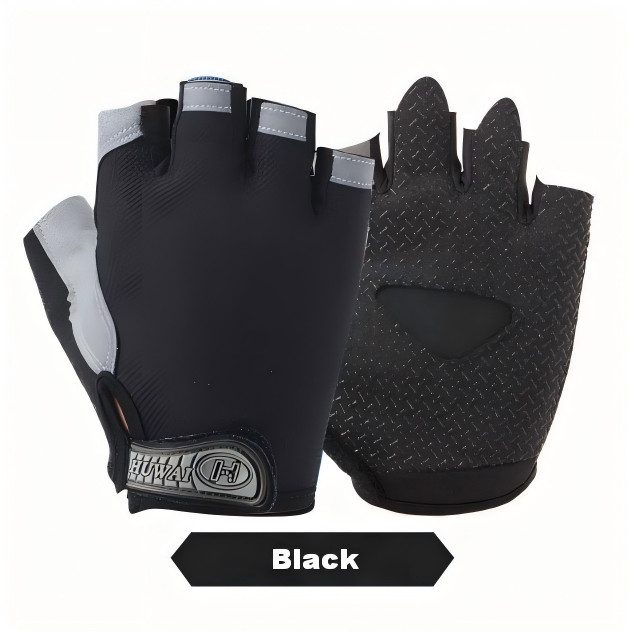 Half‑Finger Sports Gloves 1 Pair, Breathable Non‑Slip Hand Gear for Workout