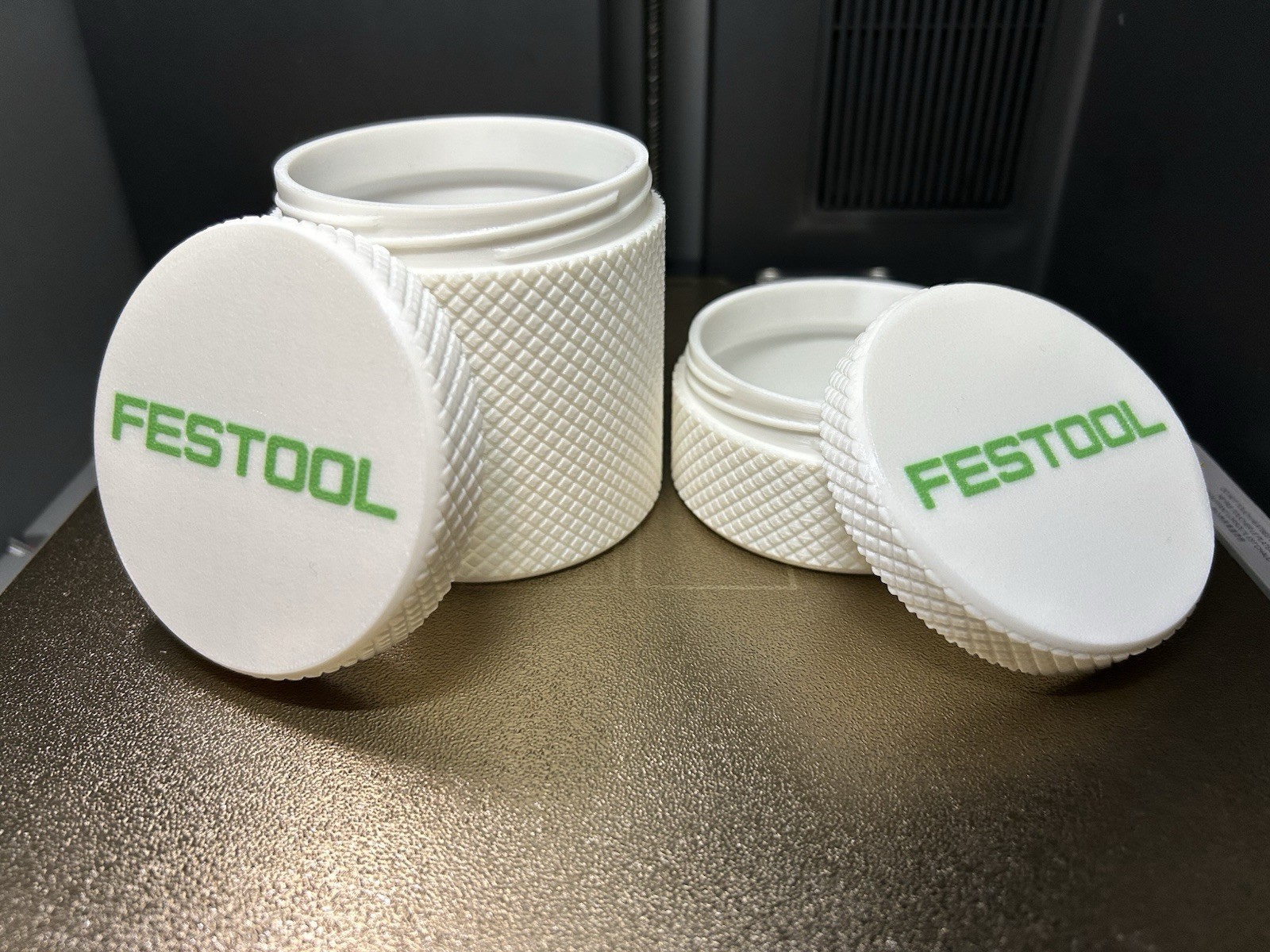 Festool Container Set Pack of 2 Sizes – Threaded Screw Parts Storage 3D Printed
