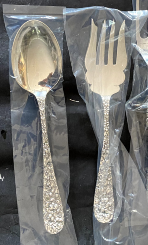 STIEFF ROSE STERLING SET COLLECTION OF SERVERS PROFESSIONALLY POLISHED LOOK NEW STIEFF ROSE STERLING SET COLLECTION OF SERVERS PROFESSIONALLY POLISHED LOOK NEW