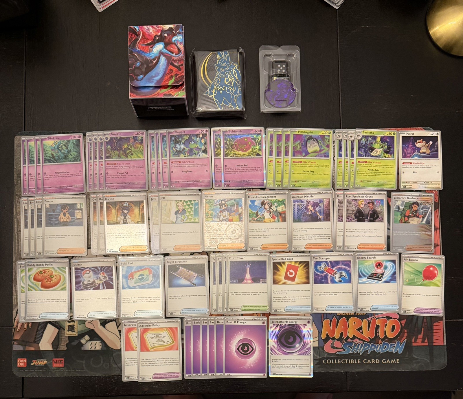Hide 'N' Sneak Spiritomb & Dhelmise Pokémon TCG - OutTheBoxTCG PLAY Custom Deck