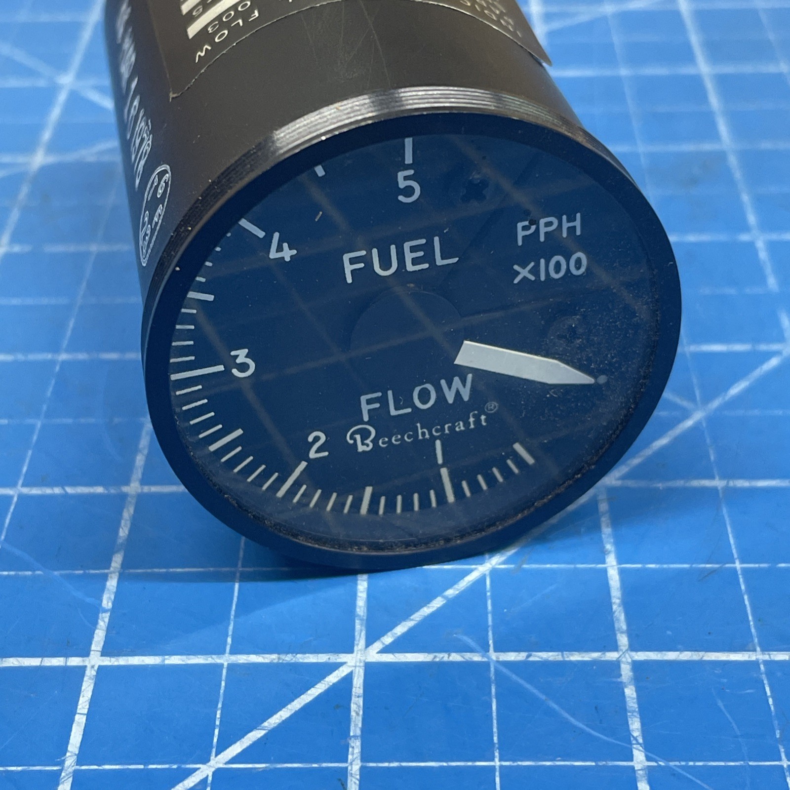 Indicator Fuel Flow 90-380009-5 Gull Airborne Instrument Company 267-917-003